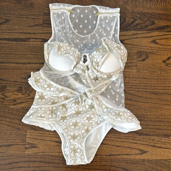 Zimmermann Tarot Contour Florence ruffled Swimsuit - Picture 8 of 11